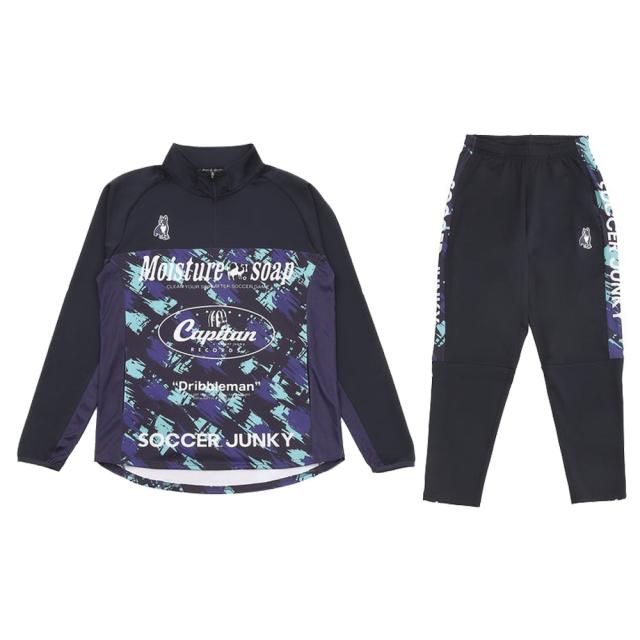 soccer junky（サッカージャンキー）LALALA+8 ハーフZIPトレーニング