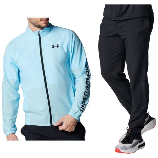 アンダーアーマー ウーブンフルジップジャケット　ウーブンパンツ　上下セット UNDER ARMOUR（アンダーアーマー）UAフレッシュウーブン フルジップ