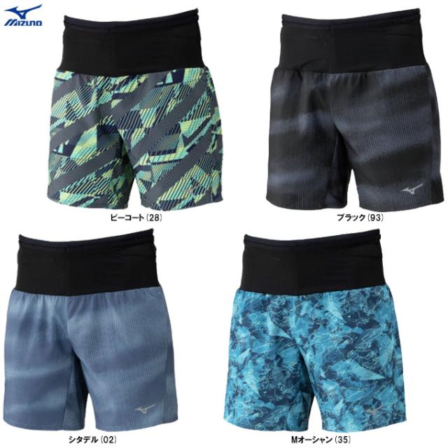 ◆メール便対応商品◆MIZUNO（ミズノ）限定 ランニングマルチポケットパンツ グラフィック7インチ（J2MBC015） ユニセックス