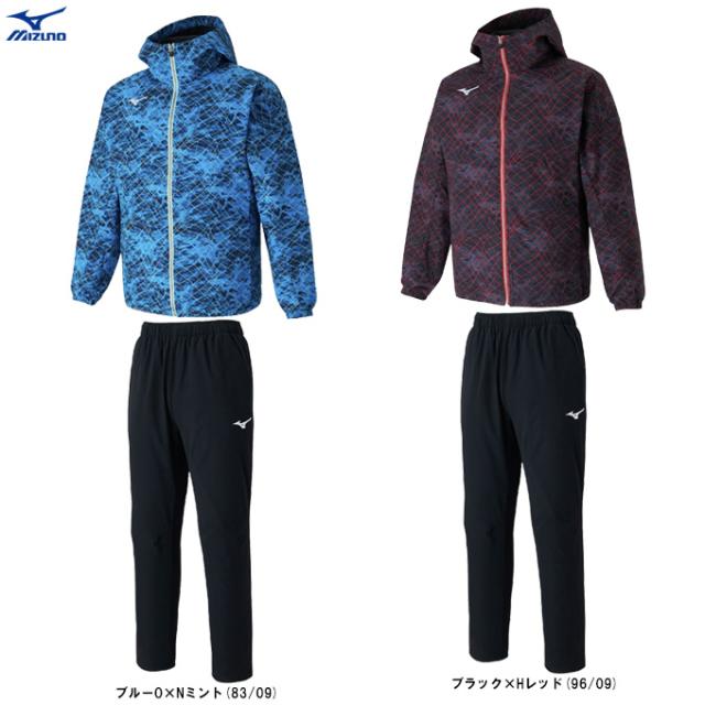 MIZUNO（ミズノ）クロスジャケット パンツ 上下セット（N2JCC000/N2JDC001）スポーツ トレーニング ランニング ウェア フードあり メンズ