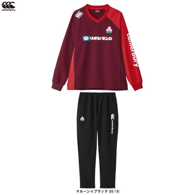Canterbury（カンタベリー）ジャパン プラクティスプルオーバー パンツ 上下セット（R725010JP/R125012JP）ラグビー 日本代表 メンズ