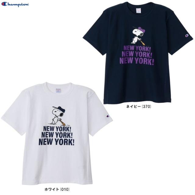 ◆メール便対応商品◆Champion（チャンピオン）ピーナッツ スヌーピー リバースウィーブ ショートスリーブTシャツ（C3B352）カジュアル 半袖 トップス メンズ