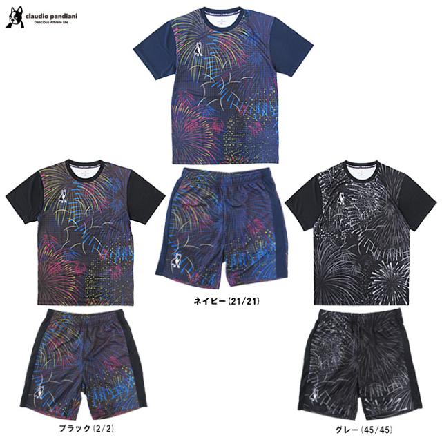 junky（ジャンキー）HANABI ワークアウトシャツ パンツ 上下セット（CP25C01/CP25C02）フットサル 半袖 Tシャツ ハーフパンツ メンズ