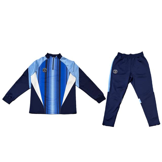 junky（ジャンキー）future STRIPE ハーフZIPトレーニングトップ