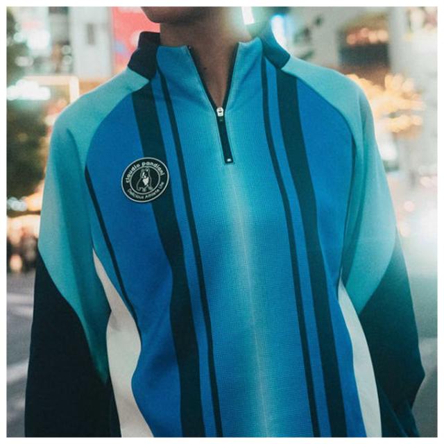 junky（ジャンキー）future STRIPE ハーフZIPトレーニングトップ