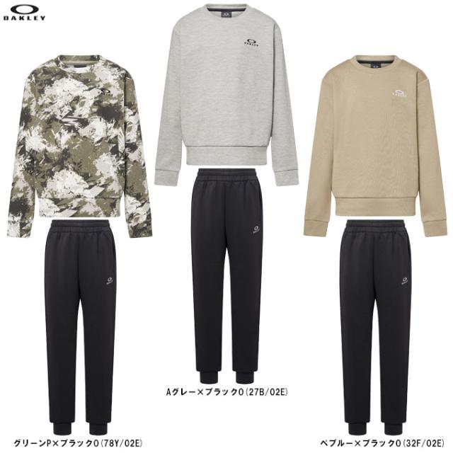 OAKLEY（オークリー）Ytr Dry Tech Cotton Fleece クルートップ パンツ 上下セット（FOA408333/FOA408334）セットアップ ジュニア