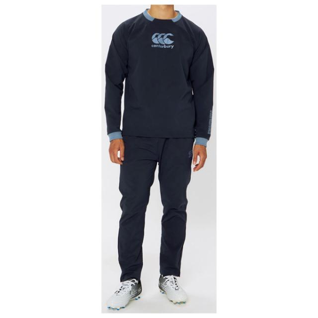 美品 カンタベリー上下セットアップ プラクティスプルオーバー Mサイズ ネイビー Canterbury（カンタベリー）プラクティスプルオーバー パンツ 上下