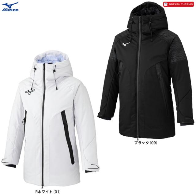 【ブラック/2XLのみ】MIZUNO（ミズノ）テックフィルブレスサーモインサレーテッドコート（32MED009）中綿 フード付き ユニセックス