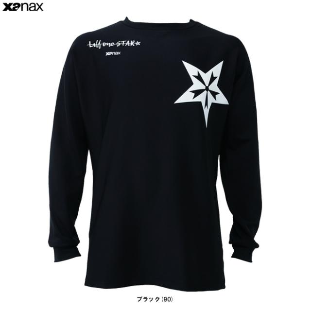 ◆メール便対応商品◆Xanax（ザナックス）スムースロングTシャツ Designed by Lill 1 STAR（BW26LTA）リルワンスター 野球 ベースボール ソフトボール ロンT 長袖 メンズ