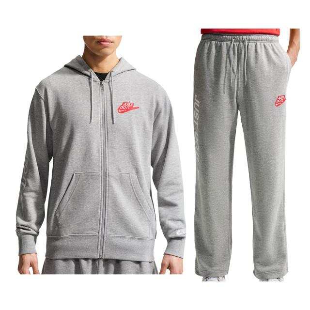 NIKE（ナイキ）フレンチ テリー フルジップ パーカー オープンヘムパンツ 上下セット（IF0726/IF0761）スウェット フード付き メンズ_6