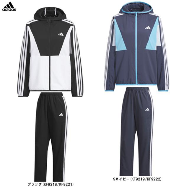 adidas（アディダス）W TEAM クロスジャケット パンツ 上下セット（WK430/WK468）トレーニング フードあり ウェア 長袖 レディース 8,546円