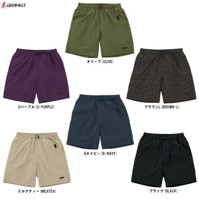 ◆メール便対応商品◆GRAMICCI（グラミチ）NYLON PACKABLE G-SHORT（G6SMP082） アウトドア カジュアル ハーフパンツ パッカブル メンズ