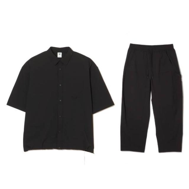 hummel（ヒュンメル）PLAY シアサッカー半袖フルボタンシャツ バレルパンツ 上下セット（HAW4237/HAW3098P）カジュアル ユニセックス_12