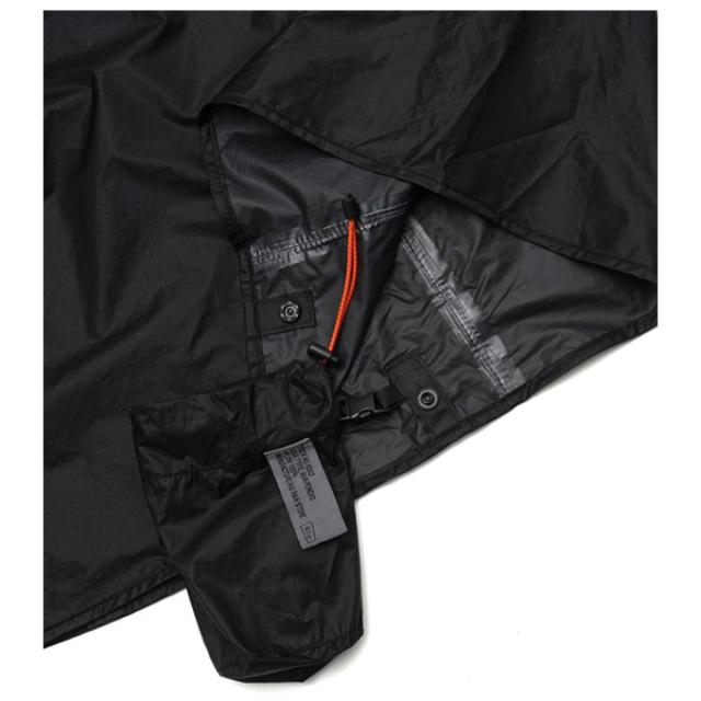 KiU（キウ）ライトウェイトコンパクトポンチョ（K502）レインコート レインウェア アウトドア フェス 雨具 カッパ コンパクト ユニセックス_9