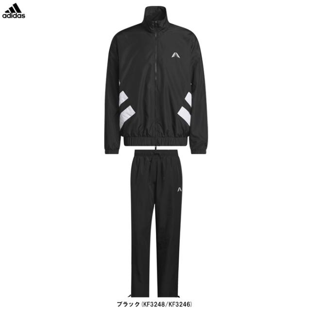 adidas（アディダス）アンソニー・エドワーズ ファンデーション トラックジャケット パンツ 上下セット（VU873/DVZ53）メンズ
