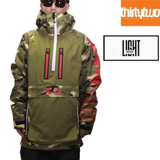 サーティーツー ジャケット THIRTYTWO LIGHT ANORAK 32 22-23 ライトアノラック アウター スノーボード