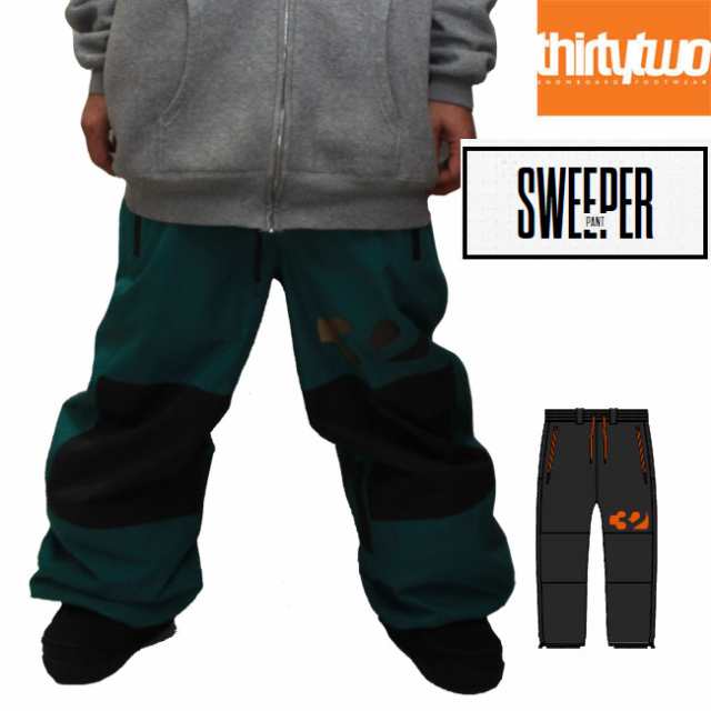 ThirtyTwo Sweeper Green 15K Snowboard Pants 2023