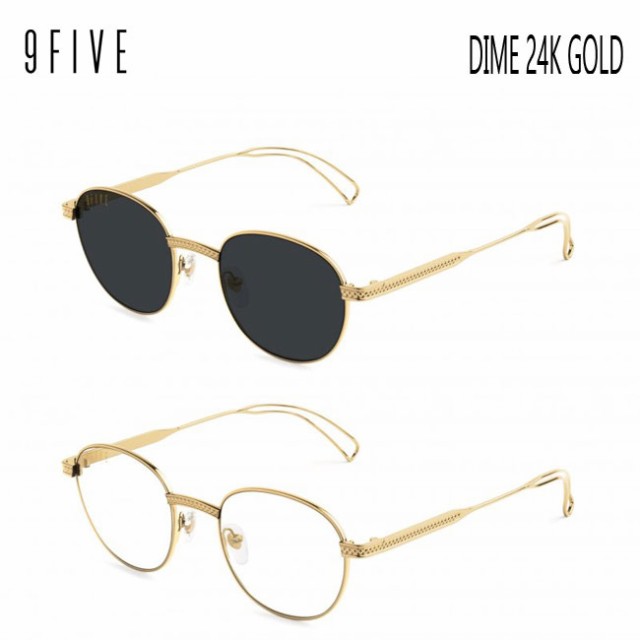 侵攻 サングラス 9five DIME 24K Gold ナインファイブ/スケート HIP