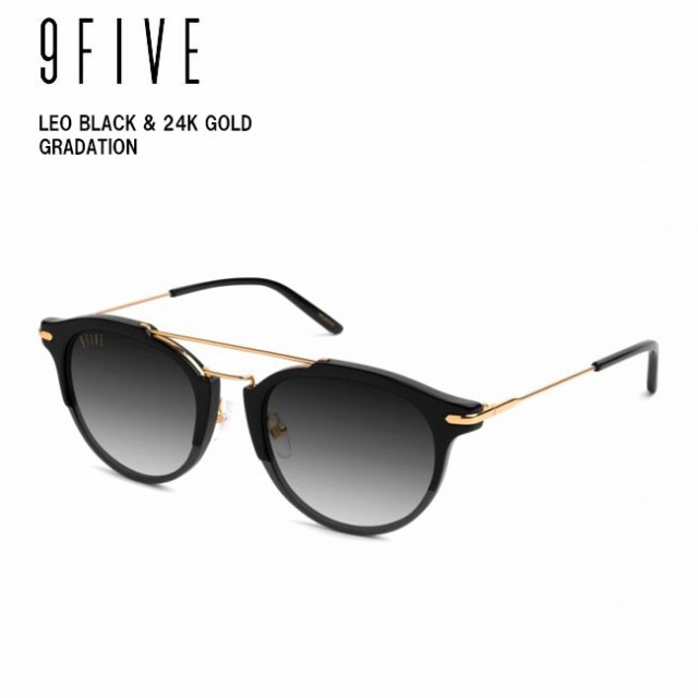 サングラス ナインファイブ 9five LEO LEO Black & 24k Gold Gradation