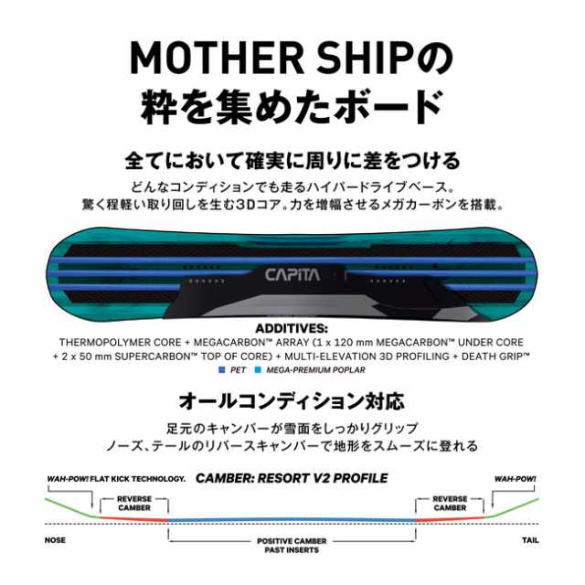 予約 キャピタ スノーボード CAPITA MEGA MERCURY 23-24 メガ