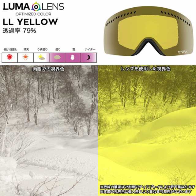 DRAGON NFX ゴーグル スペアレンズ付き LUMA LENS - スキー