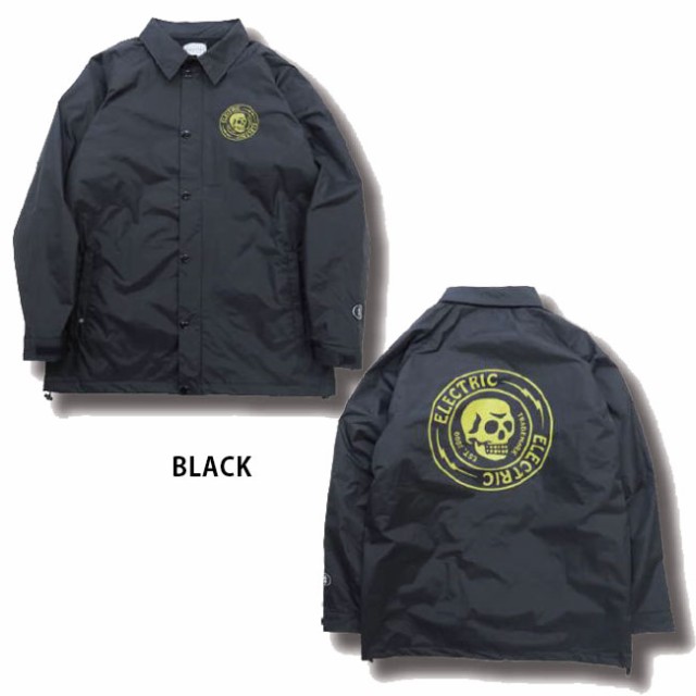 コーチジャケット ELECTRIC エレクトリック SKULL ZIP COACH JACKET