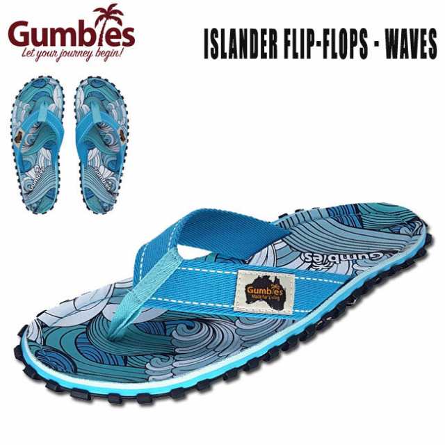 サンダル Gumbies ガンビーズ Waves ビーチサンダル メンズ レディース アウトドアサンダル Islander Flip Flopsの通販はau Pay マーケット Golgoda