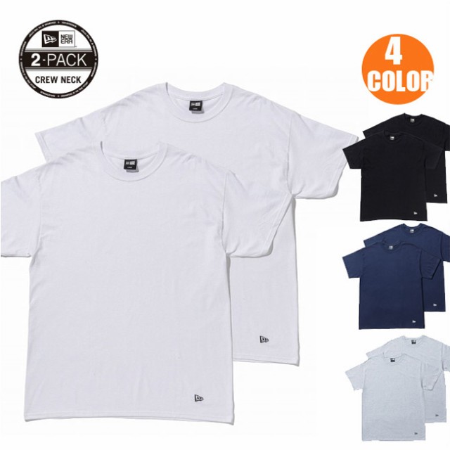 2枚セット NEWERA ニューエラ コットン Tシャツ 2Pack Tee 半袖 無地の