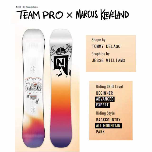 【新品】23-24NITRO TEAM PRO MARCUS KLEVELAND