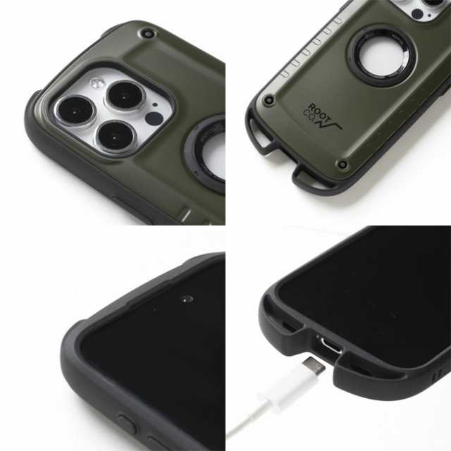 [iPhone15Pro専用]GRAVITY Shock Resist Case Rugged.