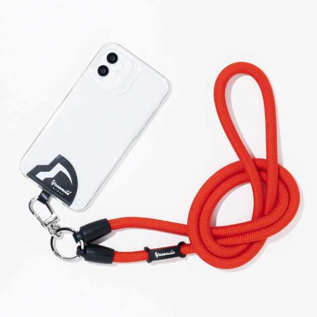 モバイルストラップ YOSEMITE ヨセミテ MOBILE STRAP ORANGE スマホストラップ クライミングロープの通販は