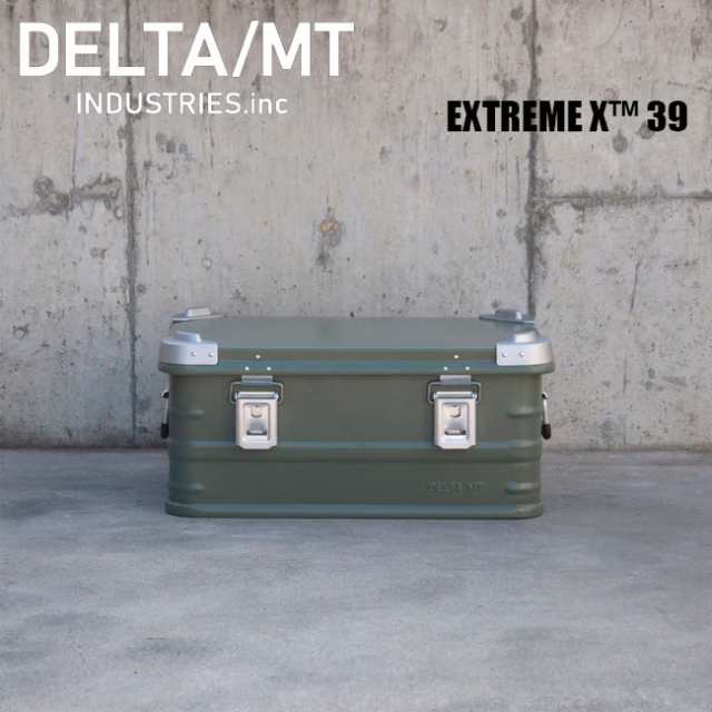 アルミ コンテナボックス DELTA / MT Extreme X 39 / ダークグリーン キャンプ アウトドア インテリア