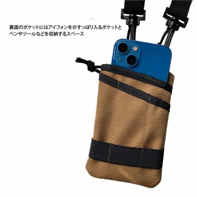 ショルダーポーチ ORAN'GE MINI EDC POUCH スマホケース リフト