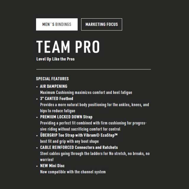 ナイトロ ビンディング NITRO TEAM PRO チーム プロ 23-24 メンズ ...