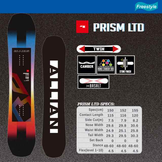 アライアン、スノーボード、ALLIAN PRISM LTD - greatriverarts.com