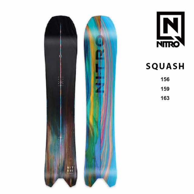 NITRO ナイトロ SQUASH スクアッシュ パウダー 板 スノーボードバイン