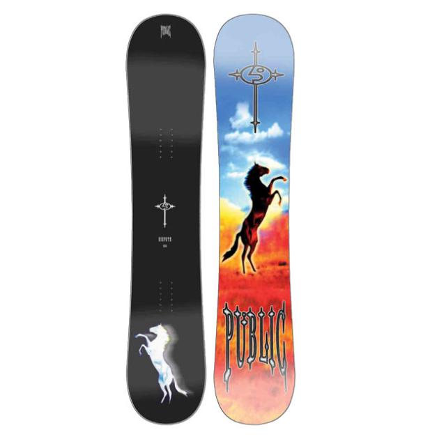 パブリック スノーボード PUBLIC DISPUTE 24-25 ハイブリッド キャンバー スノボ  板 SNOWBOARD