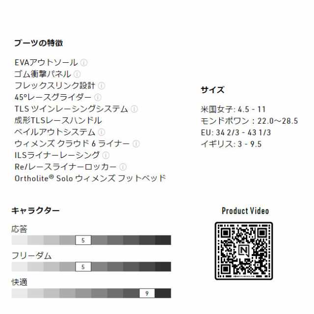 レディースNITRO CROWN TLS レディース　スノーボード　ブーツ　24.0㎝