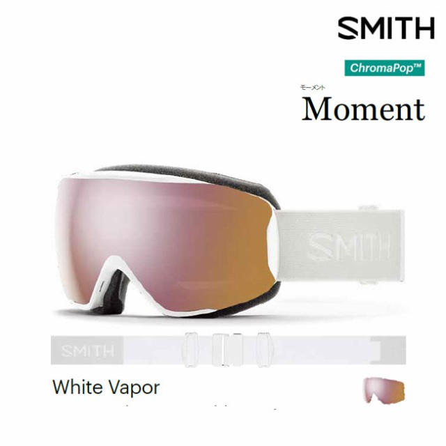 純正購入 ゴーグル スミス SMITH MOMENT / WHITE VAPOR 23-24 JAPAN