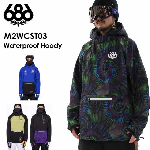 ジャケット 686 SIX EIGHT SIX Waterproof Hoody M2WCST03 22-23 MENS