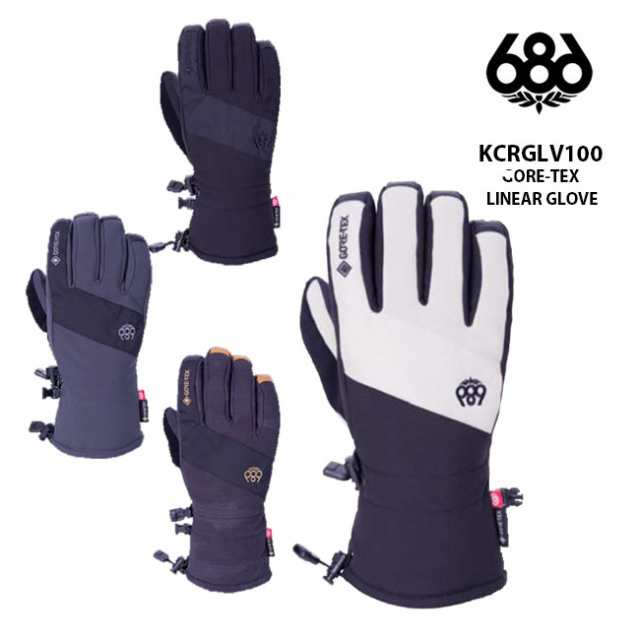 グローブ 686 SIX EIGHT SIX GORE-TEX LINEAR GLOVE 23-24 MEN'S メンズ スノボ ５本指