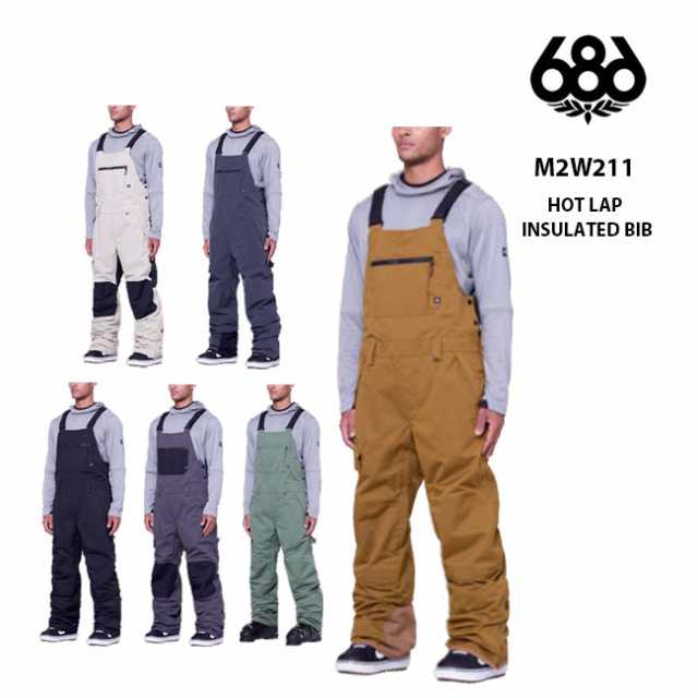 ビブパンツ 686 SIX EIGHT SIX HOT LAP INSULATED BIB 23-24 MENS