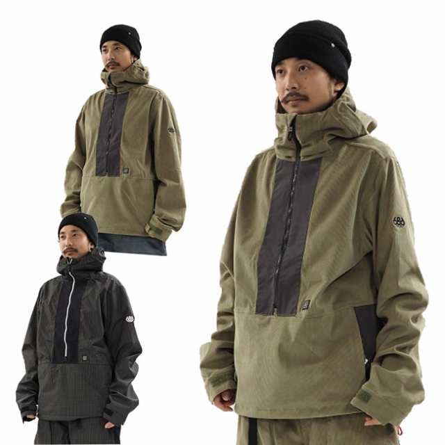 予約 アノラック 686 SIX EIGHT SIX GHOST 2.5L SHELL ANORAK 24-25 MENS メンズ スノボ ウェア