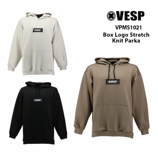 べスプ VESP BOX LOGO STRETCH PAKA VPMS1021 23-24 撥水パーカー