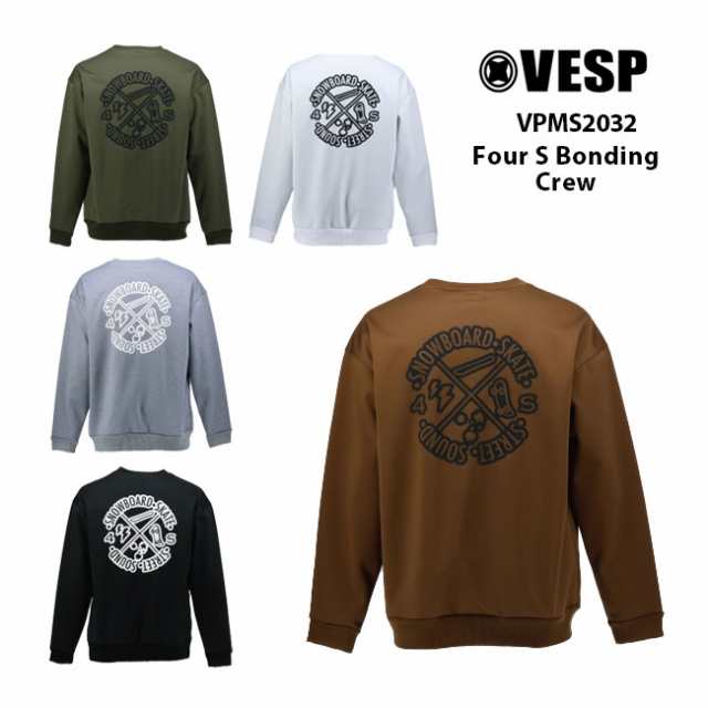 べスプ VESP FOUR S BONDING CREW VPMS2032 23-24 撥水トレーナー ...