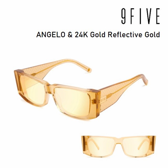サングラス 9five ナインファイブ ANGELO 24K Gold Reflective Gold