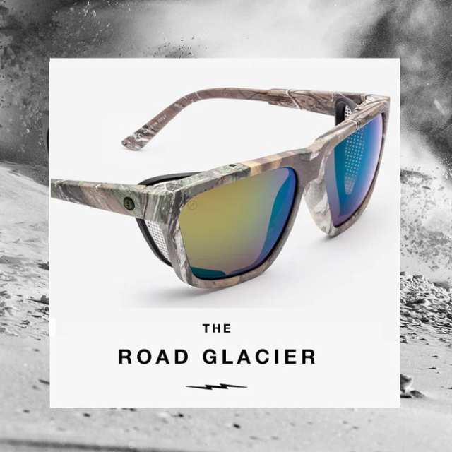 エレクトリック 偏光サングラス ELECTRIC ROAD GLACIER / REAL TREE