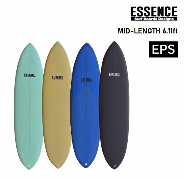 サーフボード ESSENCE SURFBOARD MID-LENGTH COLOR 6.11ft EPS ミッド