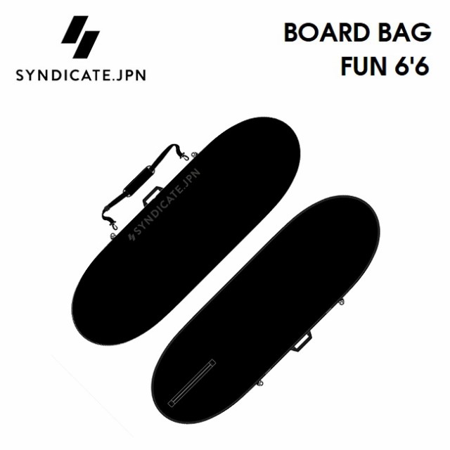 ハードケース SYNDICATE JPN シンジケート BOARD BAG FUN 6'6 ファンボード用 ミッドレングス用 サーフ｜au PAY  マーケット