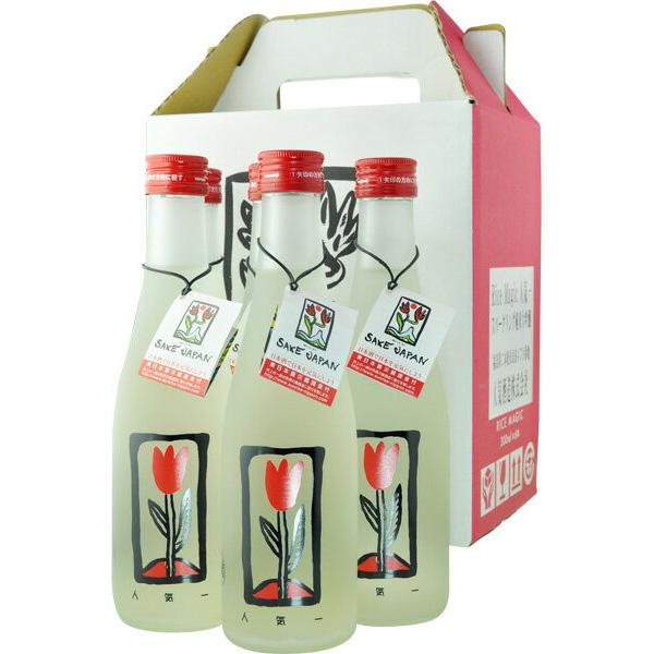 飲み比べ 人気酒造　人気一　Rice　magic　スパークリング純米大吟醸　7度　300ml x6本セット